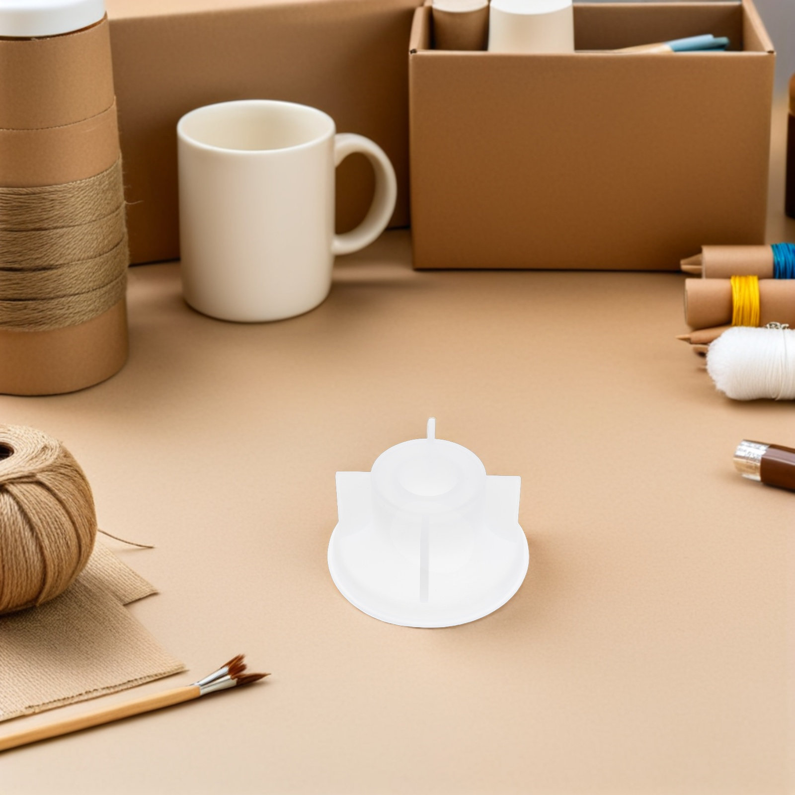 Resin Craft Workshop - Candlestick Holder Mold Silicone Tealight Wax
