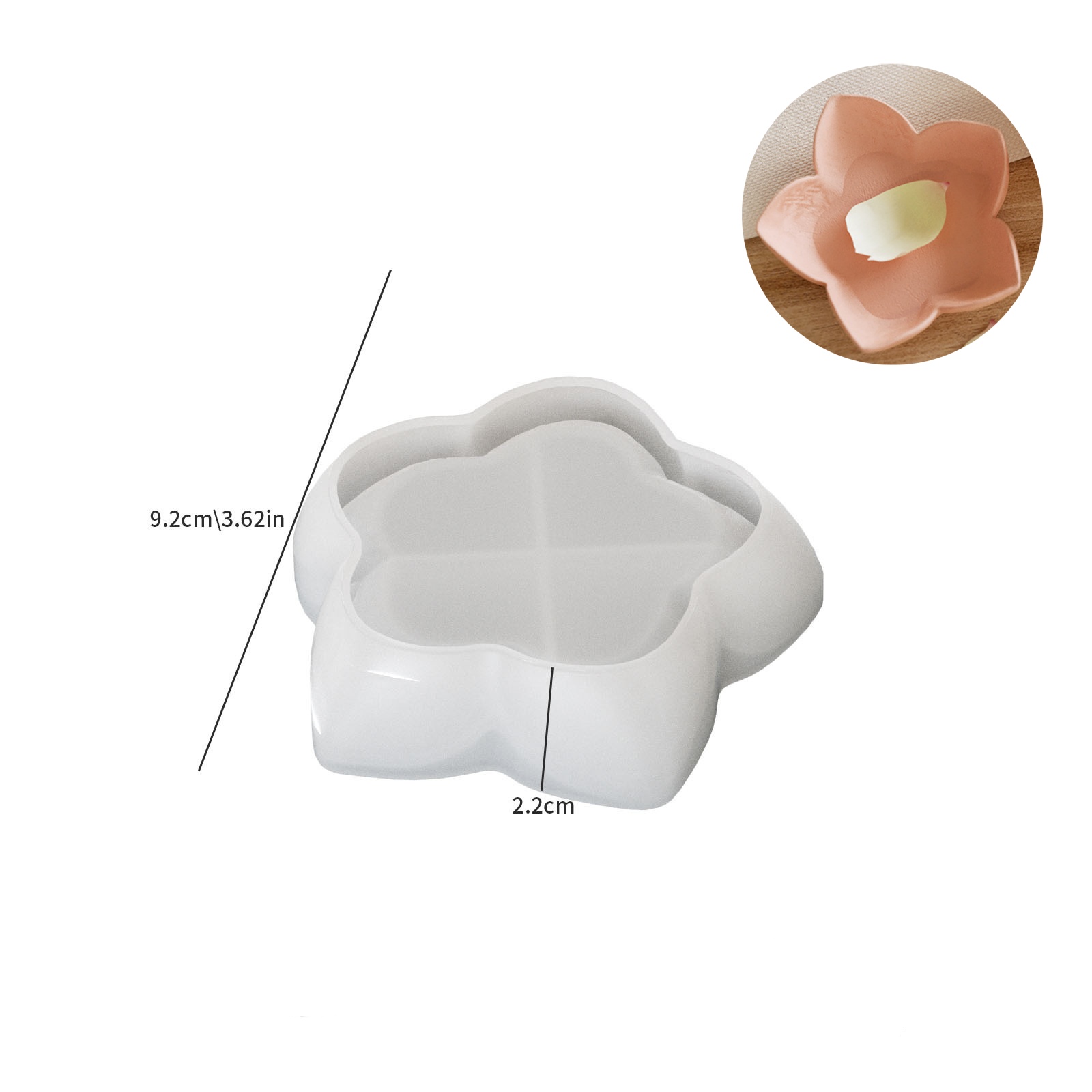 Petal Plate Dish Jewelry Plate - Resin Craft Ideas reseña y precio