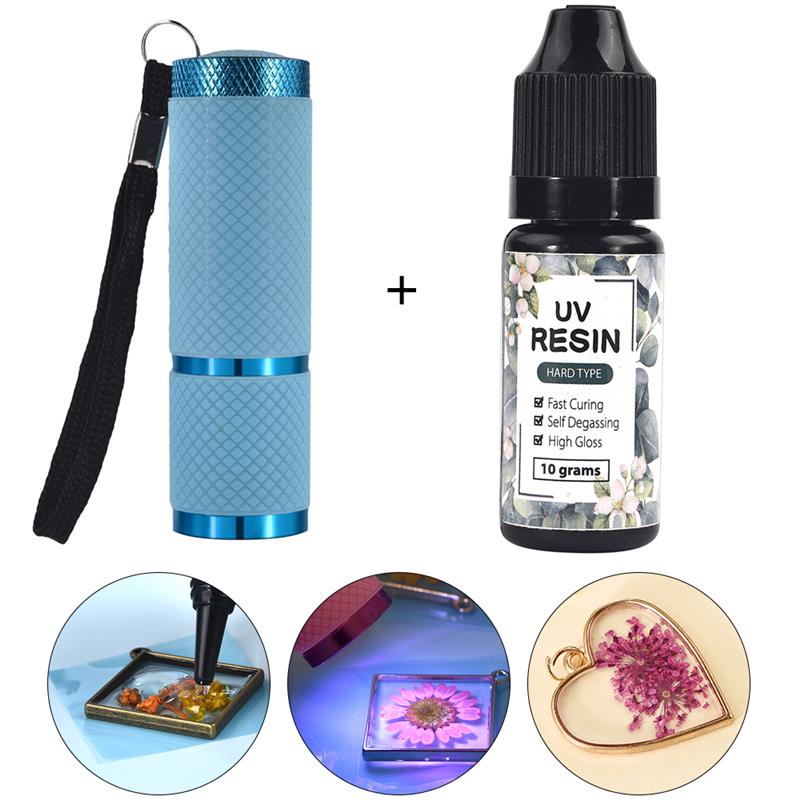 10g 25g Hard UV Resin DIY Fast - Epoxy Uv Resin Kit reseña y precio