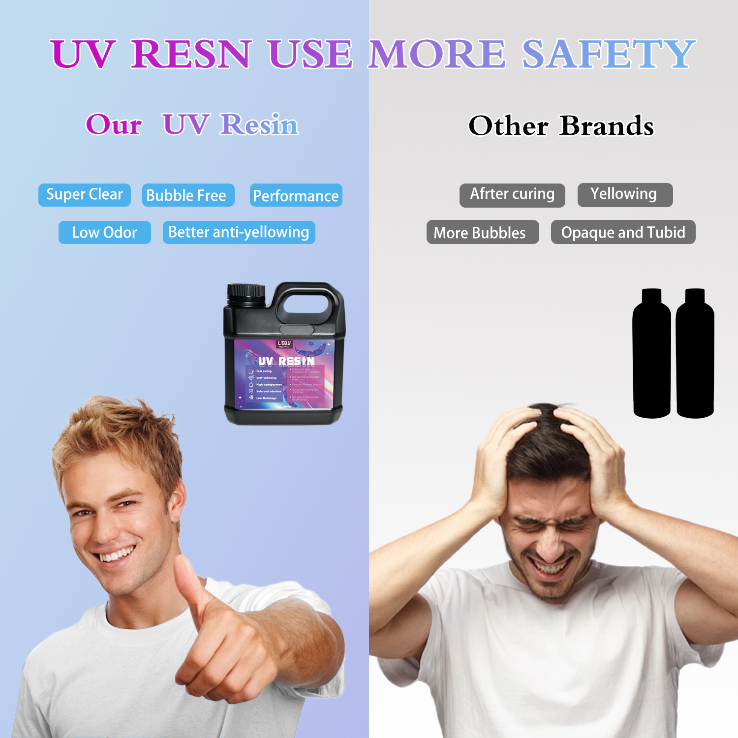 Bulk UV Resin Crystal Clear La - Epoxy Uv Resin Kit reseña y precio