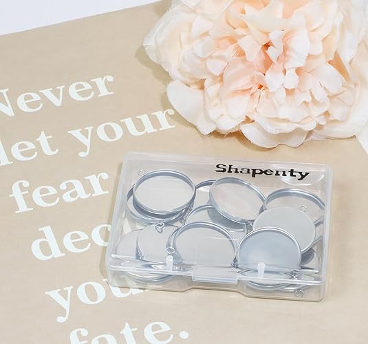 20 Pieces Stainless Steel Roun - Resin Crafts Diy reseña y precio