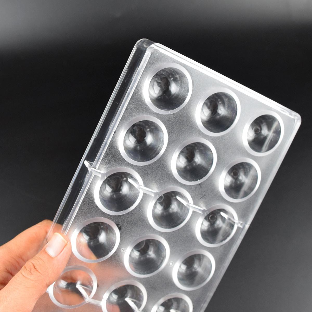 21 Cavity Dome Chocolate Mold  - Dome Mold Clear reseña y precio