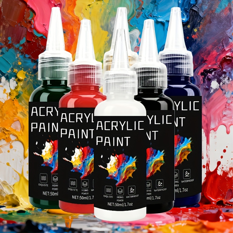 Acrylic Paint Set 6 Colors 50m - Resin Pigment Set reseña y precio