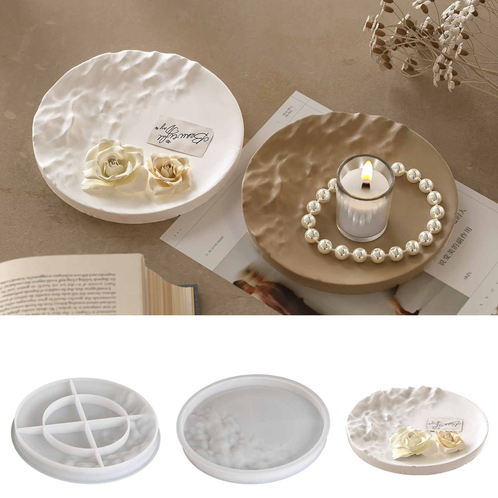 INS Irregular Ripple Large Cir - Resin Ocean Wave Mold reseña y precio