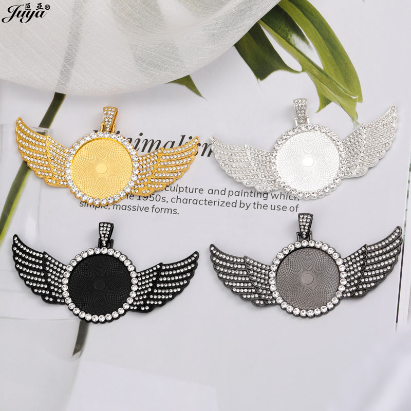 5PCS Blank Wings Pendant Setti - Bezels Set Pendant reseña y precio