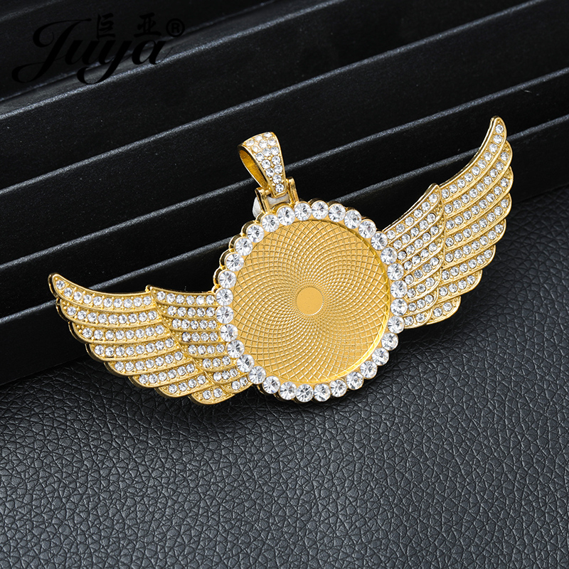 5PCS Blank Wings Pendant Setti - Bezels Set Pendant reseña y precio