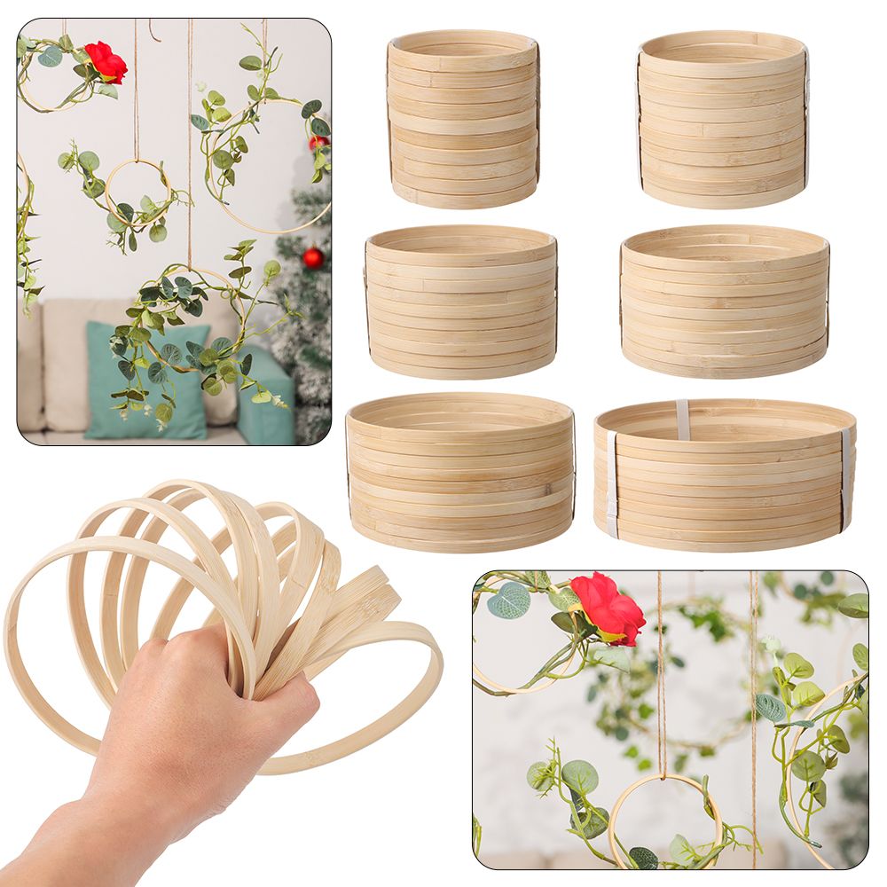 10Pcs 10/12/15/18/20/26cm Ring - Wood Ring Blank reseña y precio