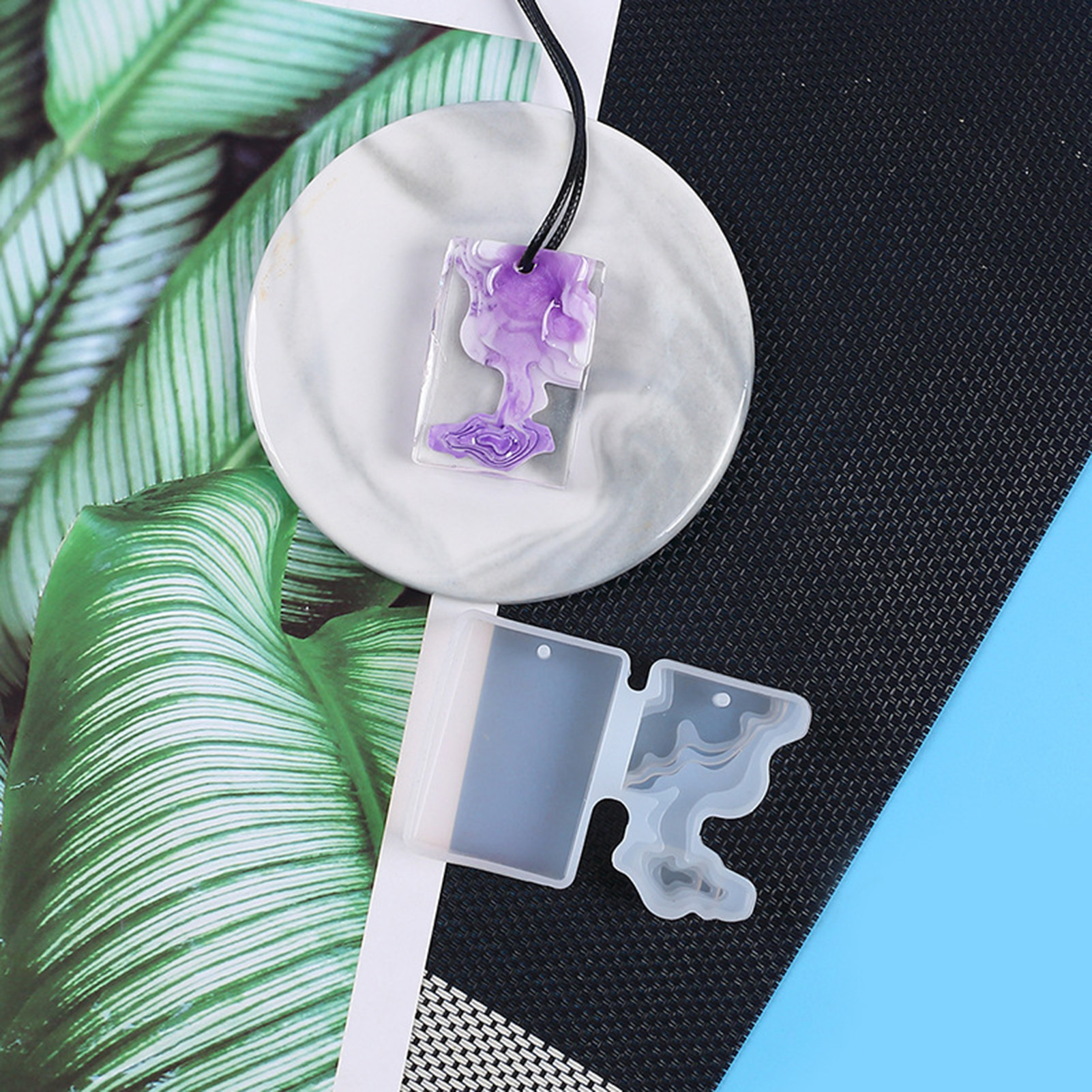 3pcs DIY Crystal Mold Set Roun - Geode Mold Silicone reseña y precio