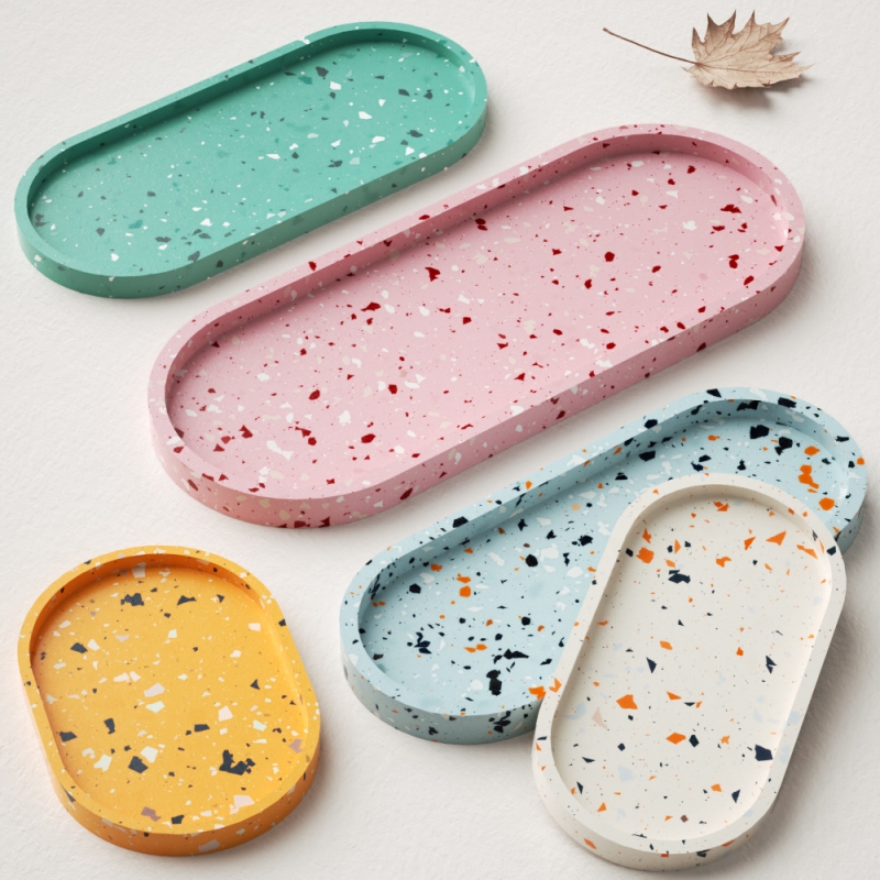 Oval Shape Plaster Storage Tra - Serving Tray Mold reseña y precio