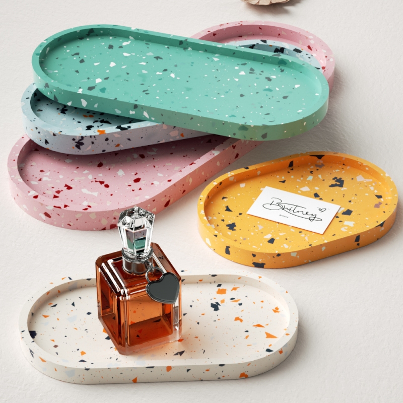 Oval Shape Plaster Storage Tra - Serving Tray Mold reseña y precio