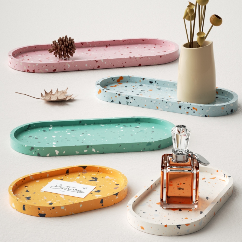 Oval Shape Plaster Storage Tra - Serving Tray Mold reseña y precio