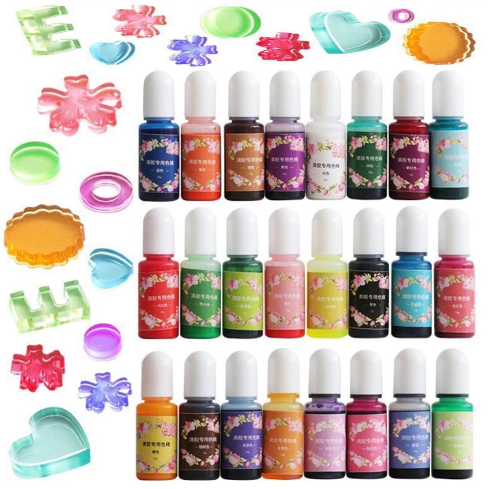 26 Colors 10ml Epoxy Resin Pig - Resin Pigment Set reseña y precio