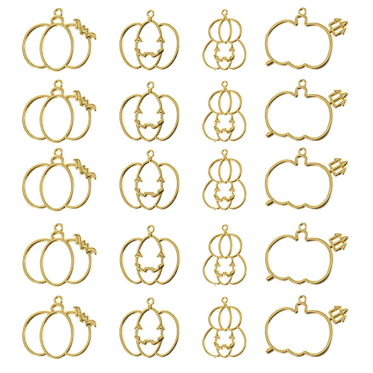 20Pcs DIY Pumpkin Resin Pendan - Resin Jewelry Kit reseña y precio