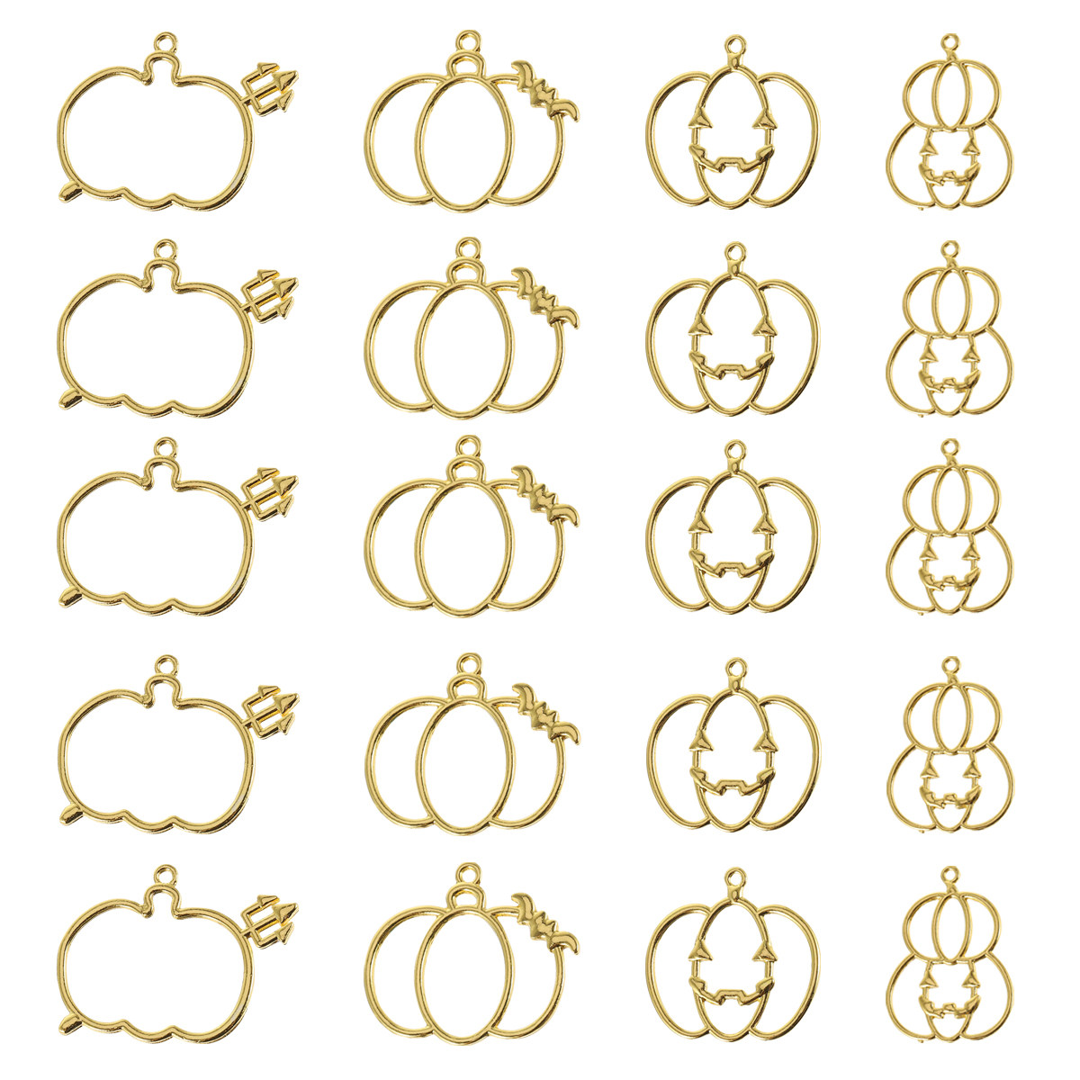 20Pcs DIY Pumpkin Resin Pendan - Resin Jewelry Kit reseña y precio