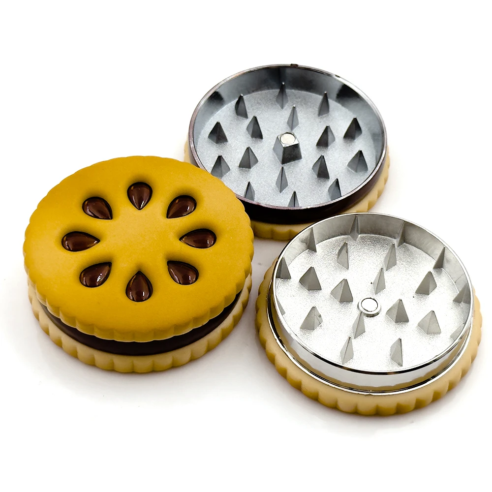 Cookie Metal Grinder Shape 55m - Dried Flower Bulk reseña y precio