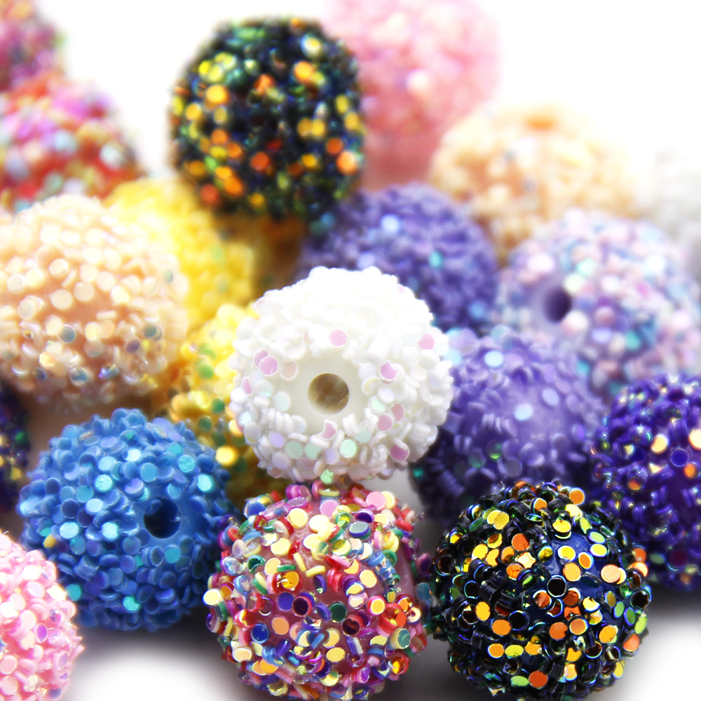 5pcs/pack Glitter Resin Beads, - Resin Glitter Pack reseña y precio