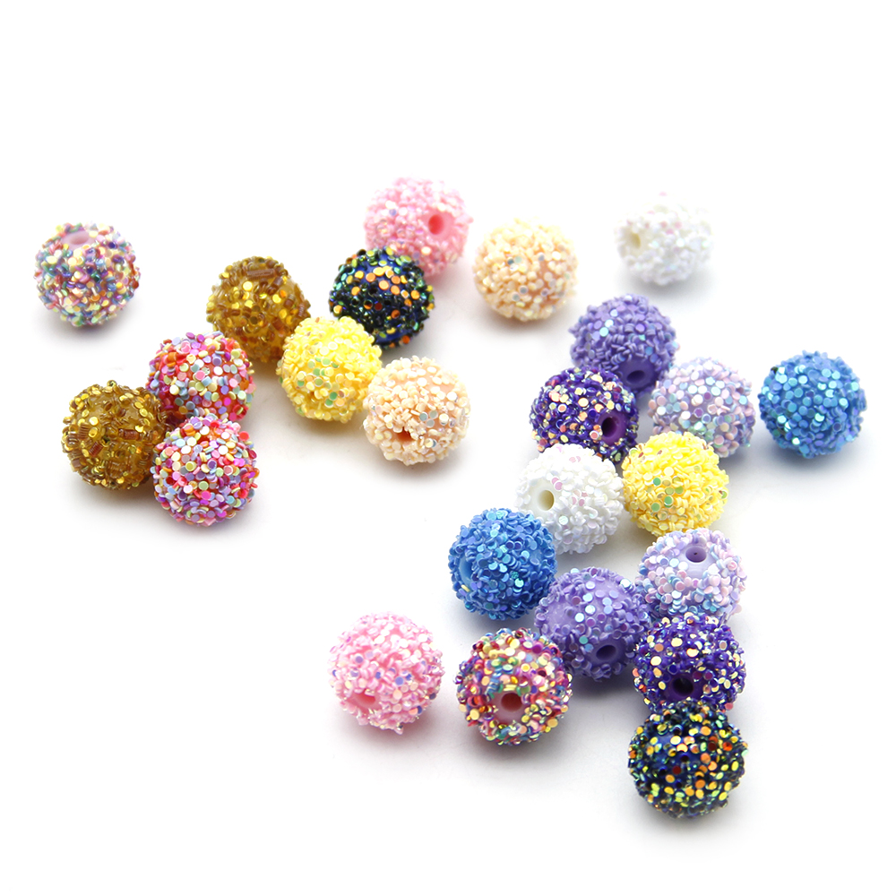 5pcs/pack Glitter Resin Beads, - Resin Glitter Pack reseña y precio