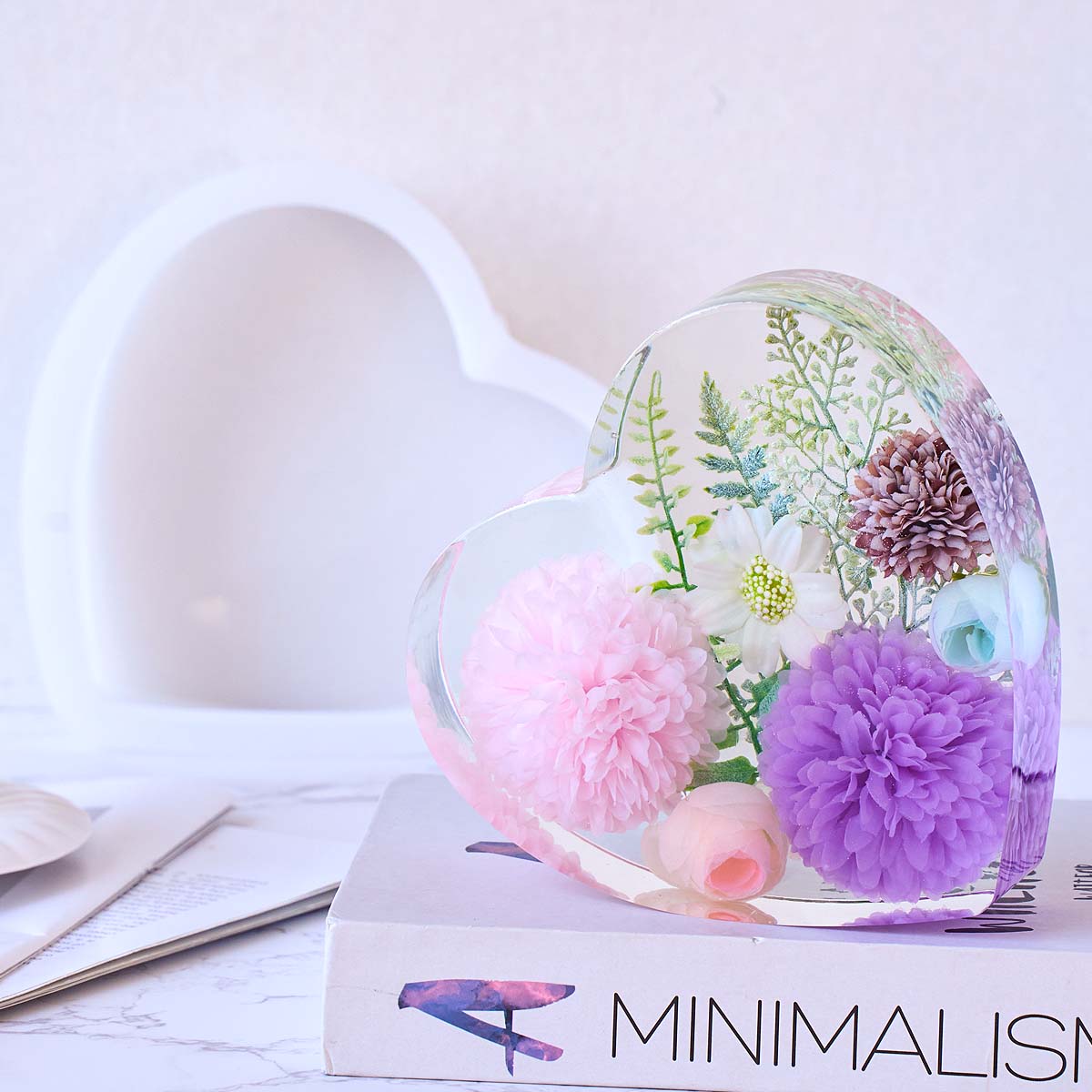 Large Love Silicone Mold DIY H - Flower Preservation Resin reseña y precio