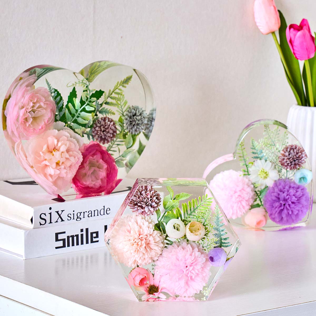Large Love Silicone Mold DIY H - Flower Preservation Resin reseña y precio