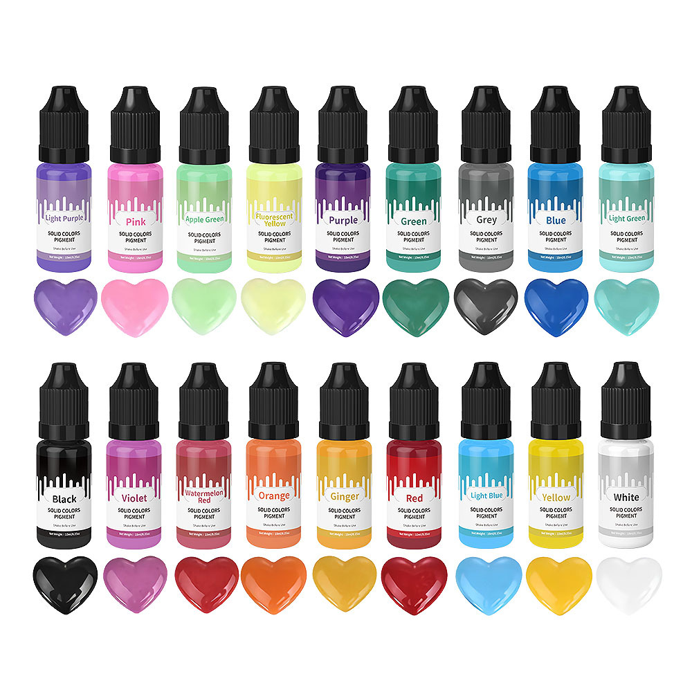 18Colors 10ml Macaron Solid Pa - Resin Pigment Set reseña y precio