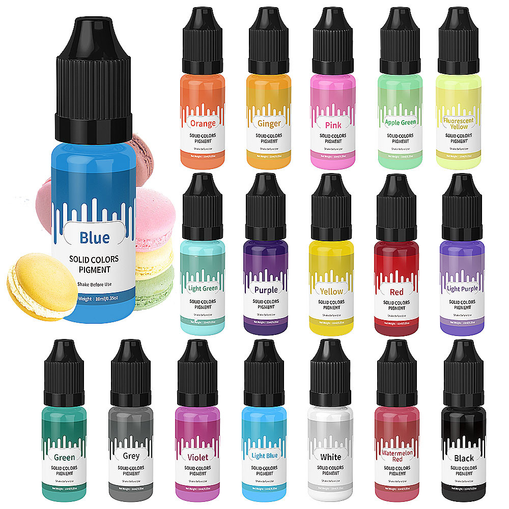 18Colors 10ml Macaron Solid Pa - Resin Pigment Set reseña y precio
