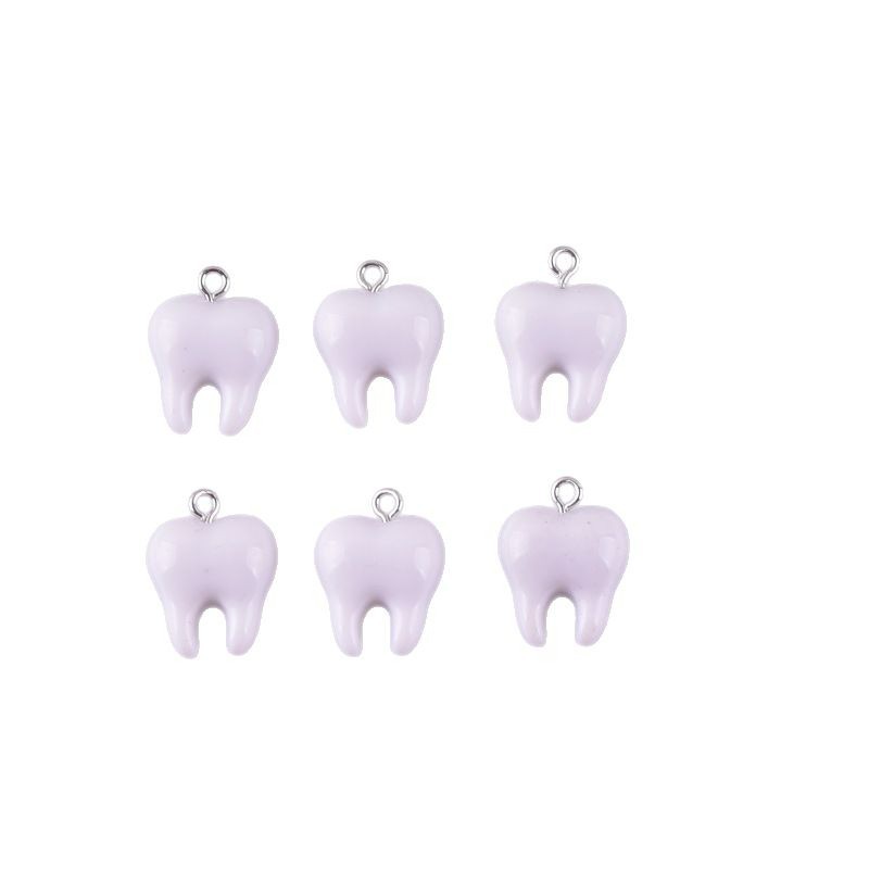 10pcs Cute White Teeth Resin P - Resin Craft Projects reseña y precio
