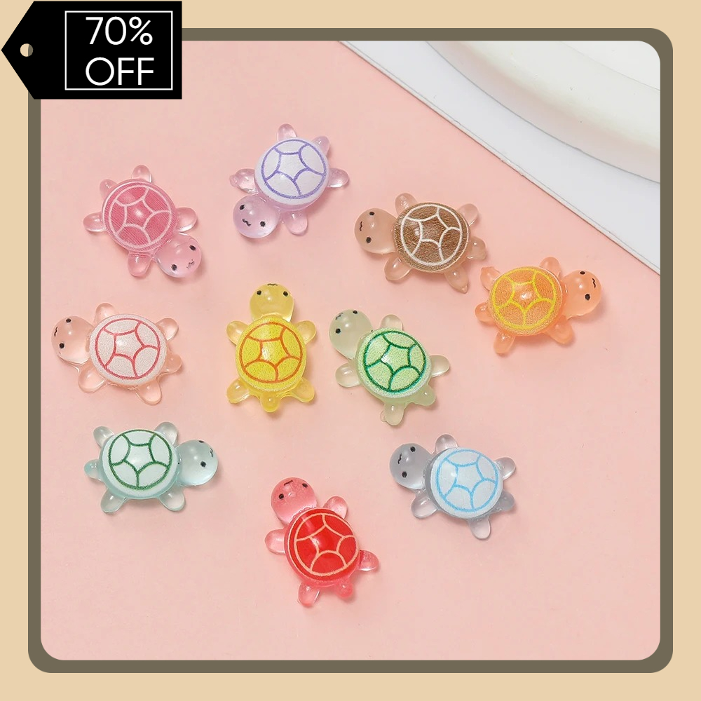 10pcs/lot Mini Resin Sea Turtl - Resin Crafts Diy reseña y precio