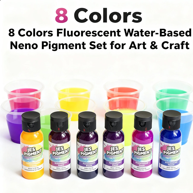 8colors/set fluorescent pigmen - Resin Pigment Set reseña y precio
