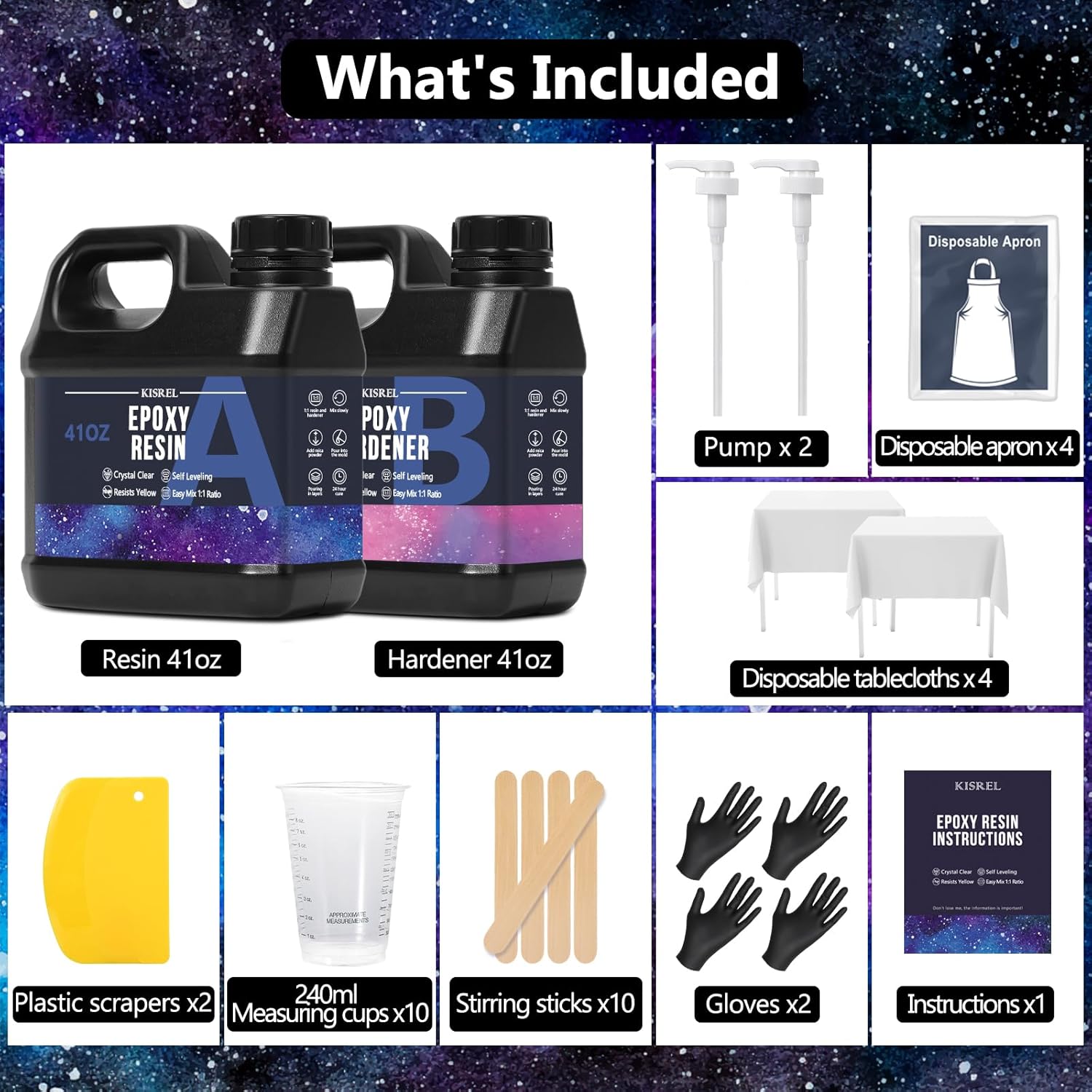 Crystal Clear Epoxy Resin Kit  - Resin Jewelry Kit reseña y precio