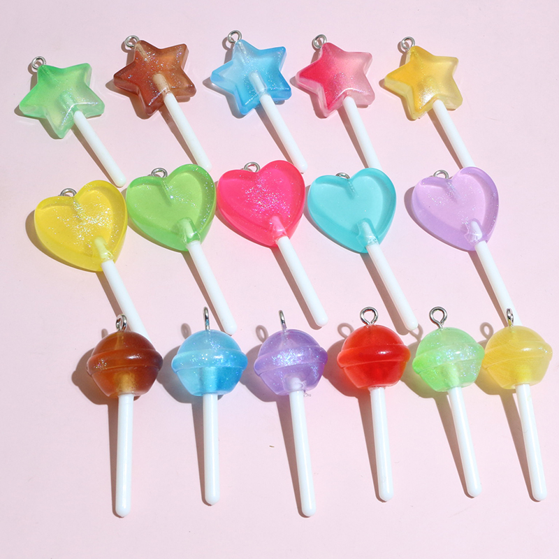 10pcs Mixed Colors Resin Cute  - Flower Preservation Resin reseña y precio