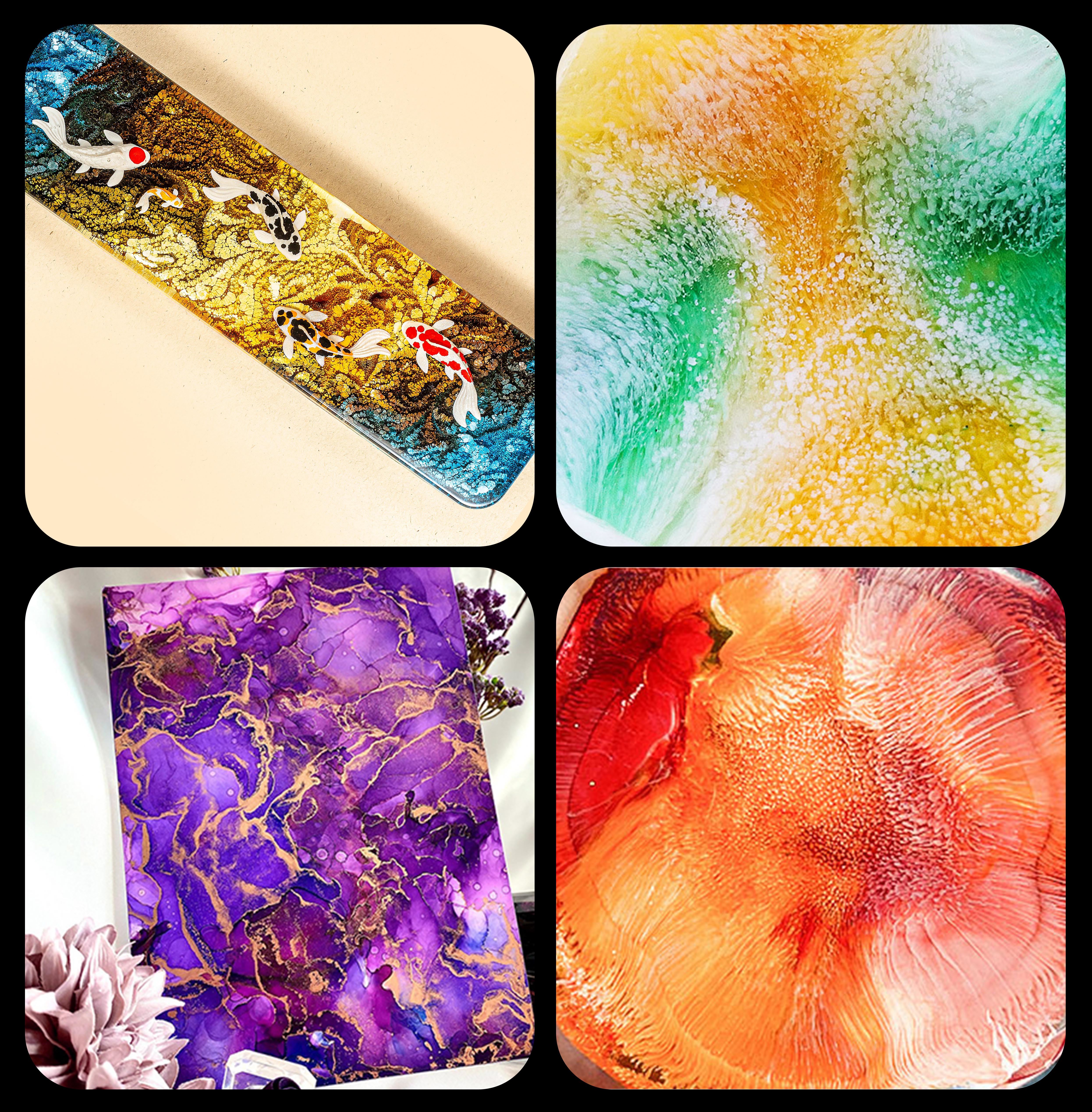 10ml Alcohol Ink Art Epoxy Res - Epoxy Uv Resin Kit reseña y precio