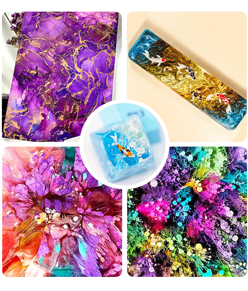 10ml Alcohol Ink Art Epoxy Res - Epoxy Uv Resin Kit reseña y precio