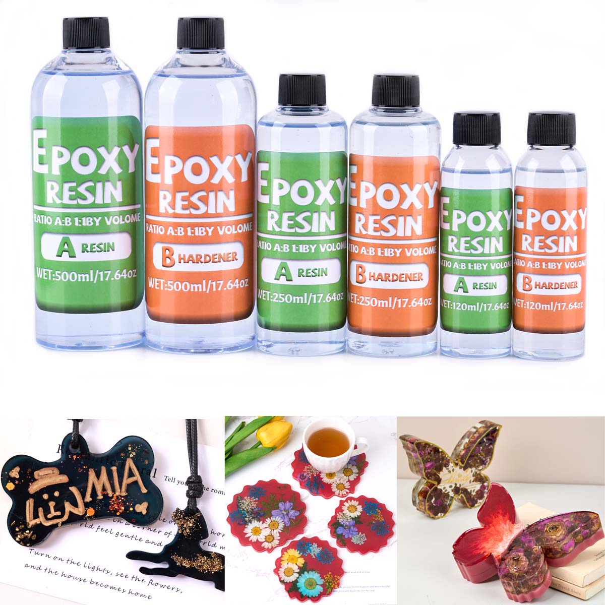 1:1 Ratio Epoxy Resin Kit Anti - Resin Jewelry Kit reseña y precio