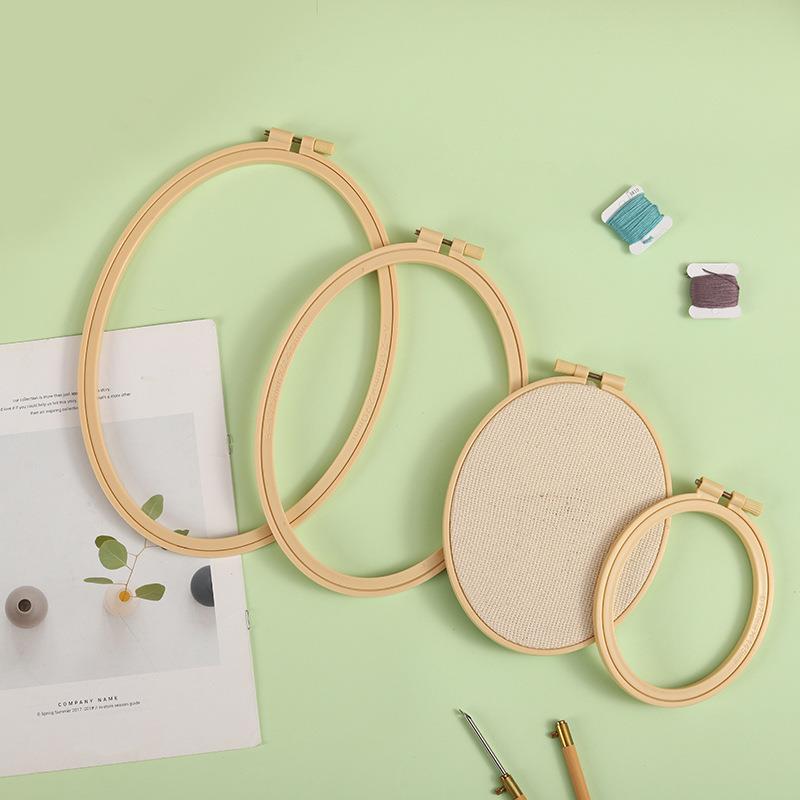Imitation Bamboo Plastic Oval  - Wood Ring Blank reseña y precio