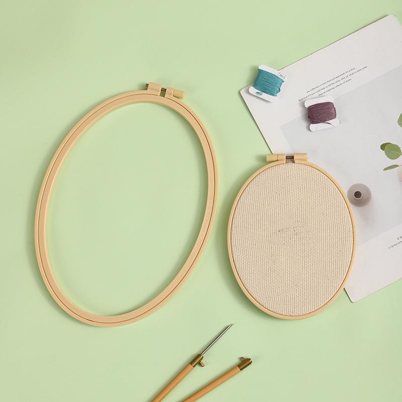 Imitation Bamboo Plastic Oval  - Wood Ring Blank reseña y precio