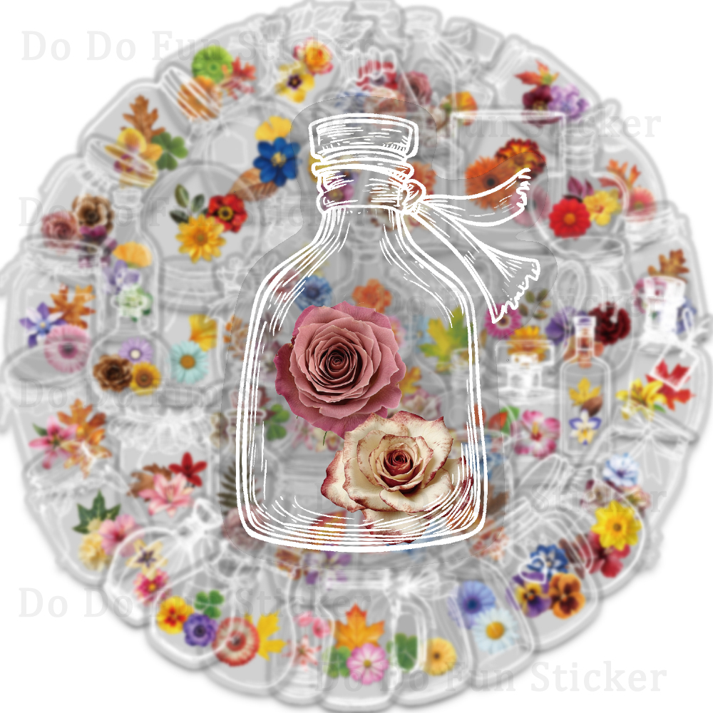 50PCS Glass Bottles with Dried - Dried Flower Bulk reseña y precio