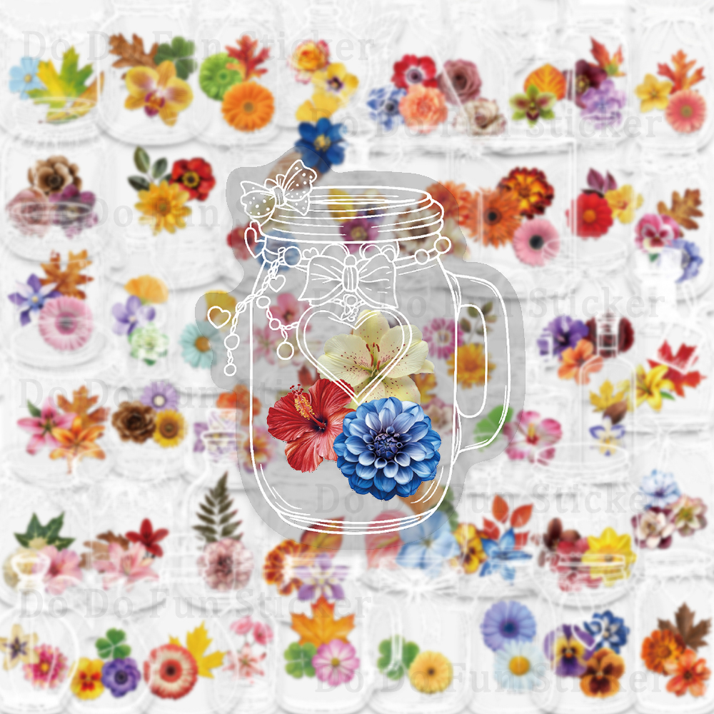 50PCS Glass Bottles with Dried - Dried Flower Bulk reseña y precio