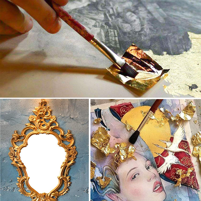 20 Pcs Gold Leaf Sheets: Versa - Gold Foil Flakes reseña y precio
