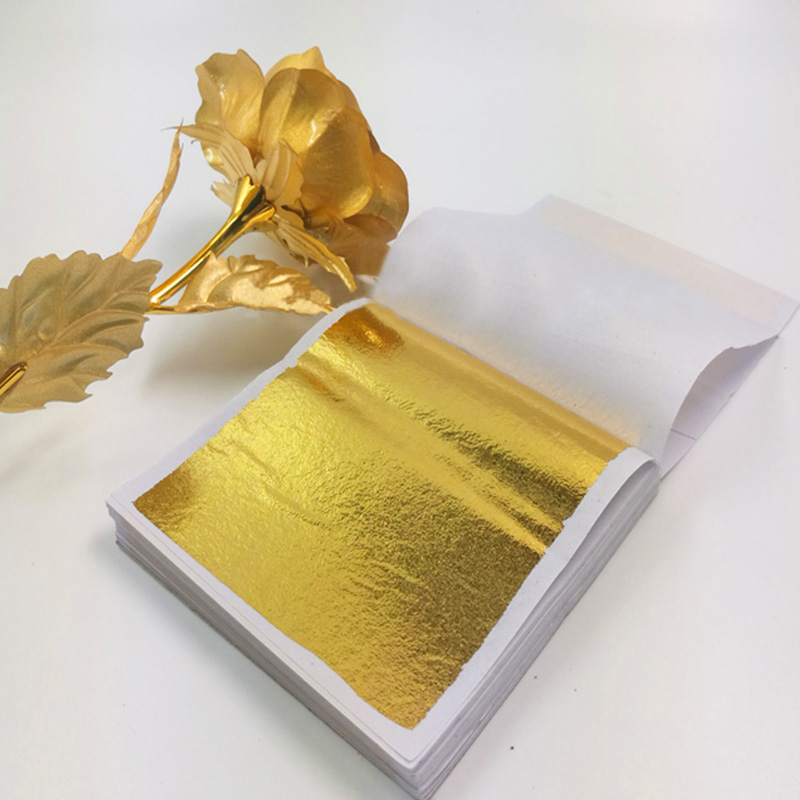100pcs Imitation Gold Sliver L - Gold Foil Flakes reseña y precio