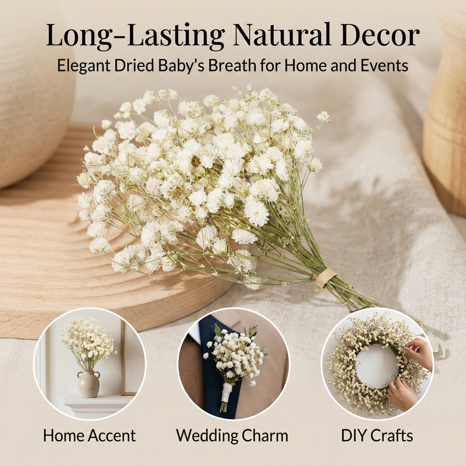 Preserved Mini Flower Bouquet  - Dried Flower Bulk reseña y precio