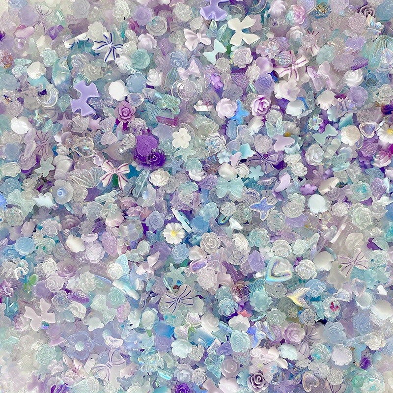 50pcs/pack Luminous Light Resi - Resin Glitter Pack reseña y precio