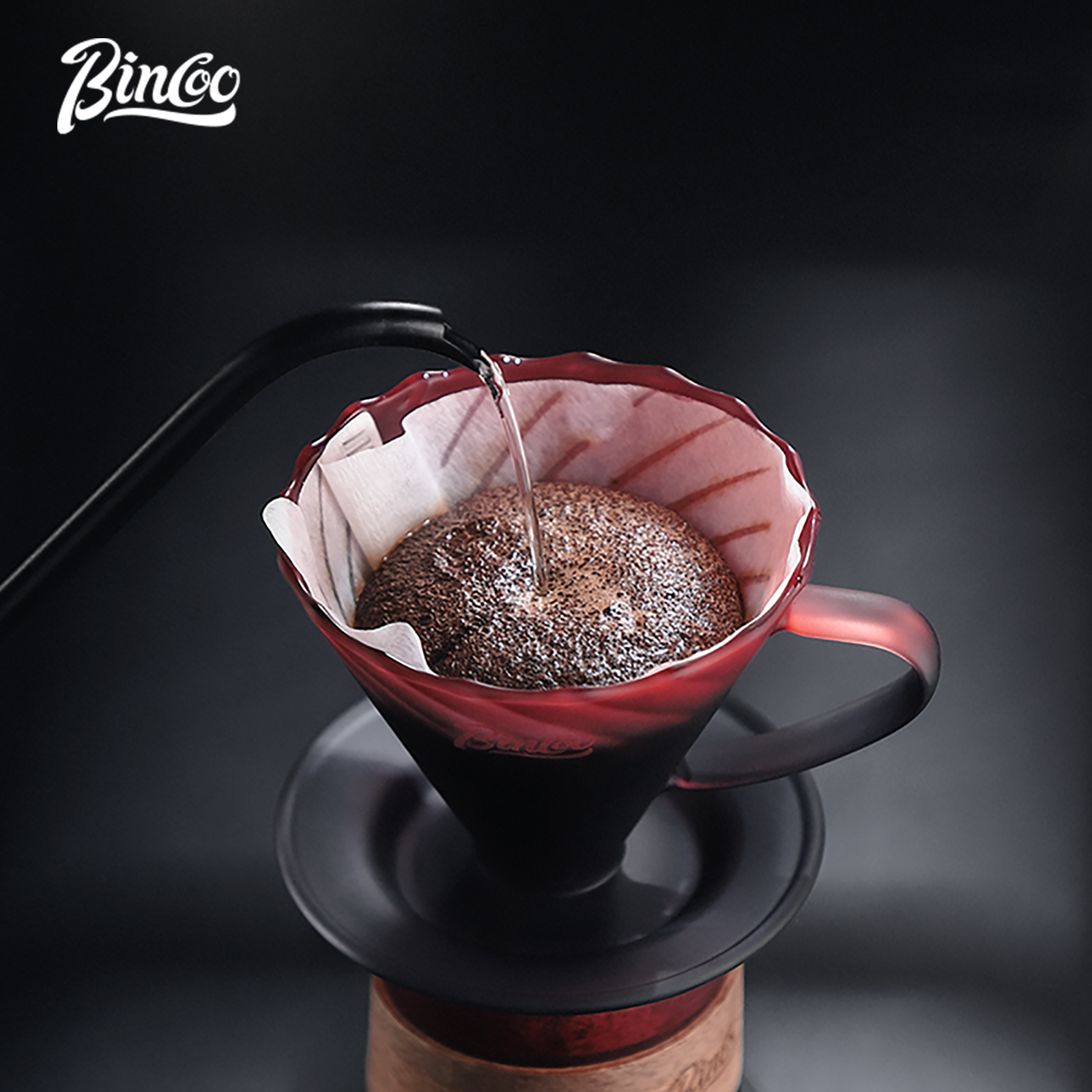 Bincoo Pour Over Coffee Maker  - Mixing Cup Silicone reseña y precio