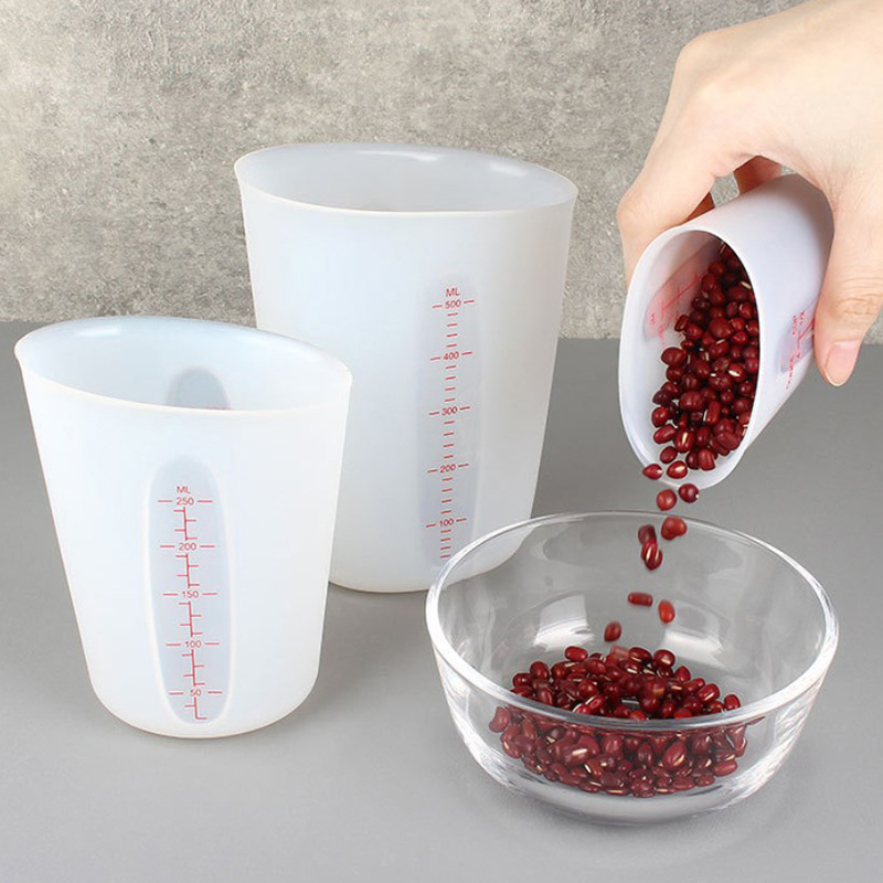 125/250/500ml Silicone Measuri - Mixing Cup Silicone reseña y precio
