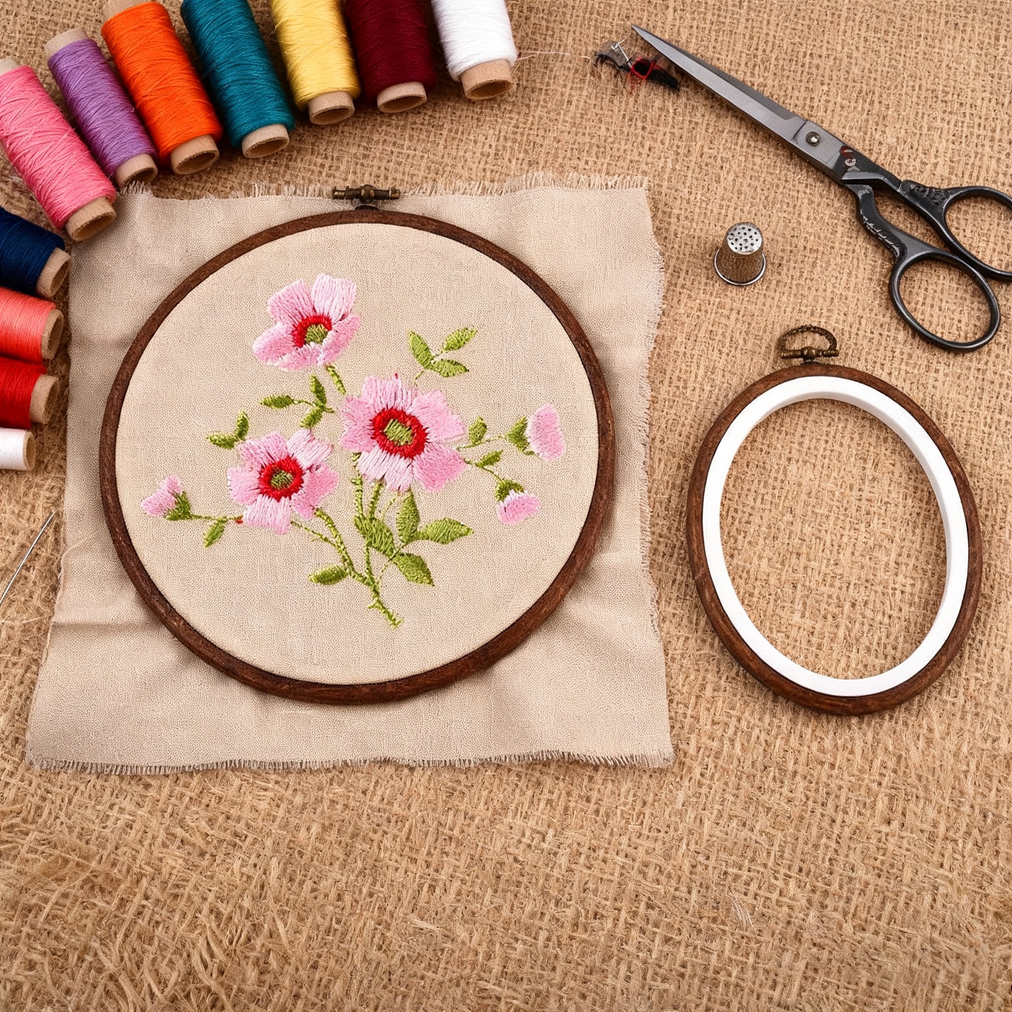 10PCS Sewing Tool Round Oval I - Wood Ring Blank reseña y precio