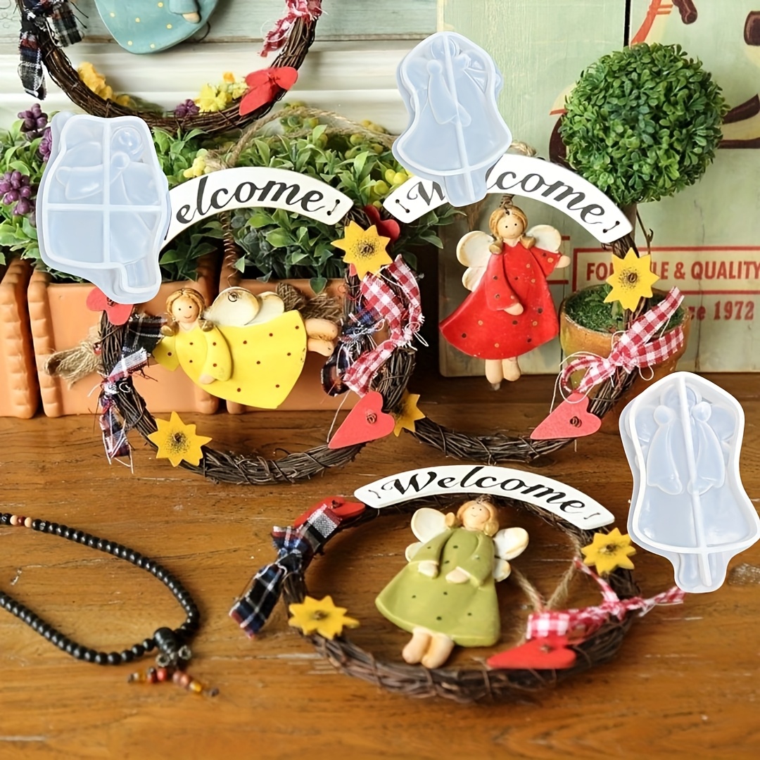 4pcs Angel Pendant Mold, Resin - Resin Craft Ideas reseña y precio
