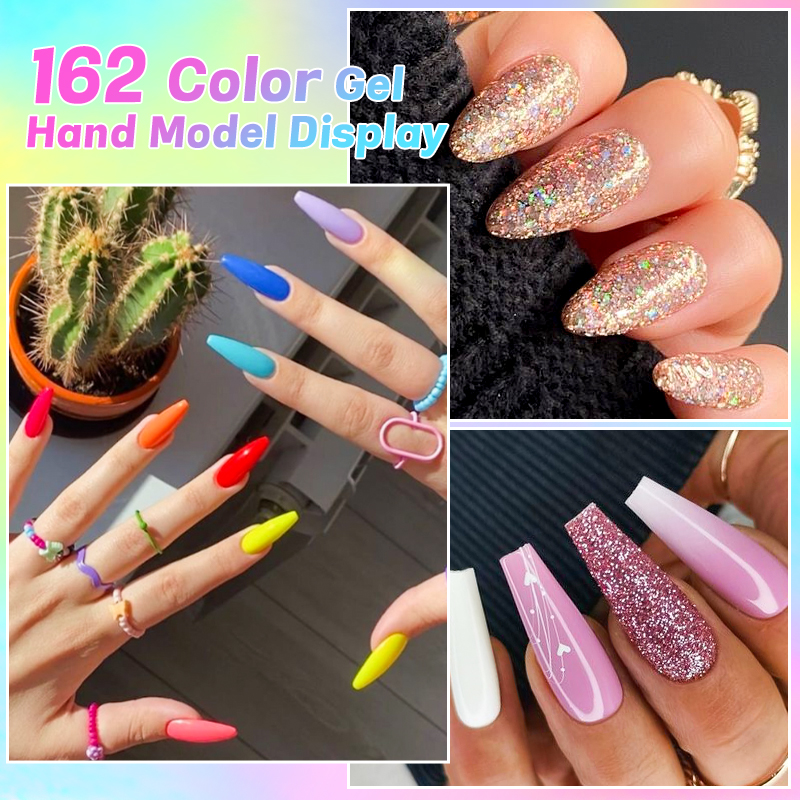 6Pcs/Set 10ML Gel Nail Polish  - Resin Glitter Pack reseña y precio