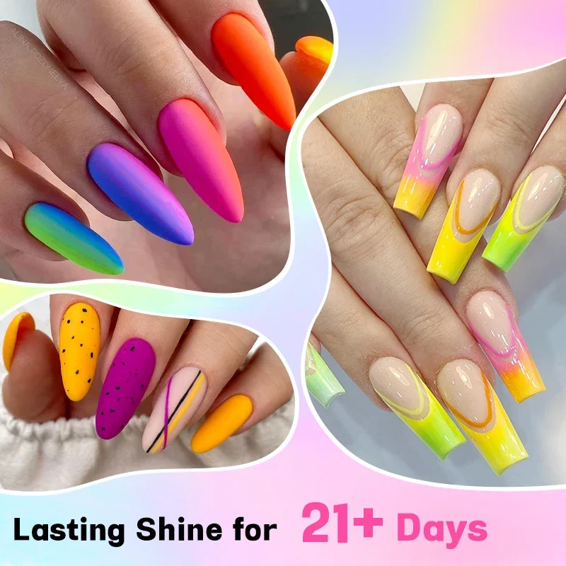 6Pcs/Set 10ML Gel Nail Polish  - Resin Glitter Pack reseña y precio