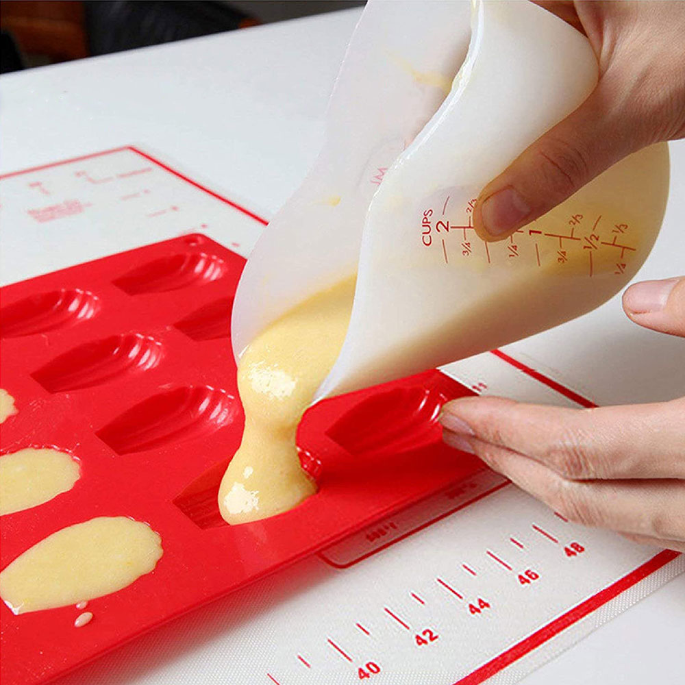 JCD Silicone Measuring Cup Dou - Mixing Cup Silicone reseña y precio