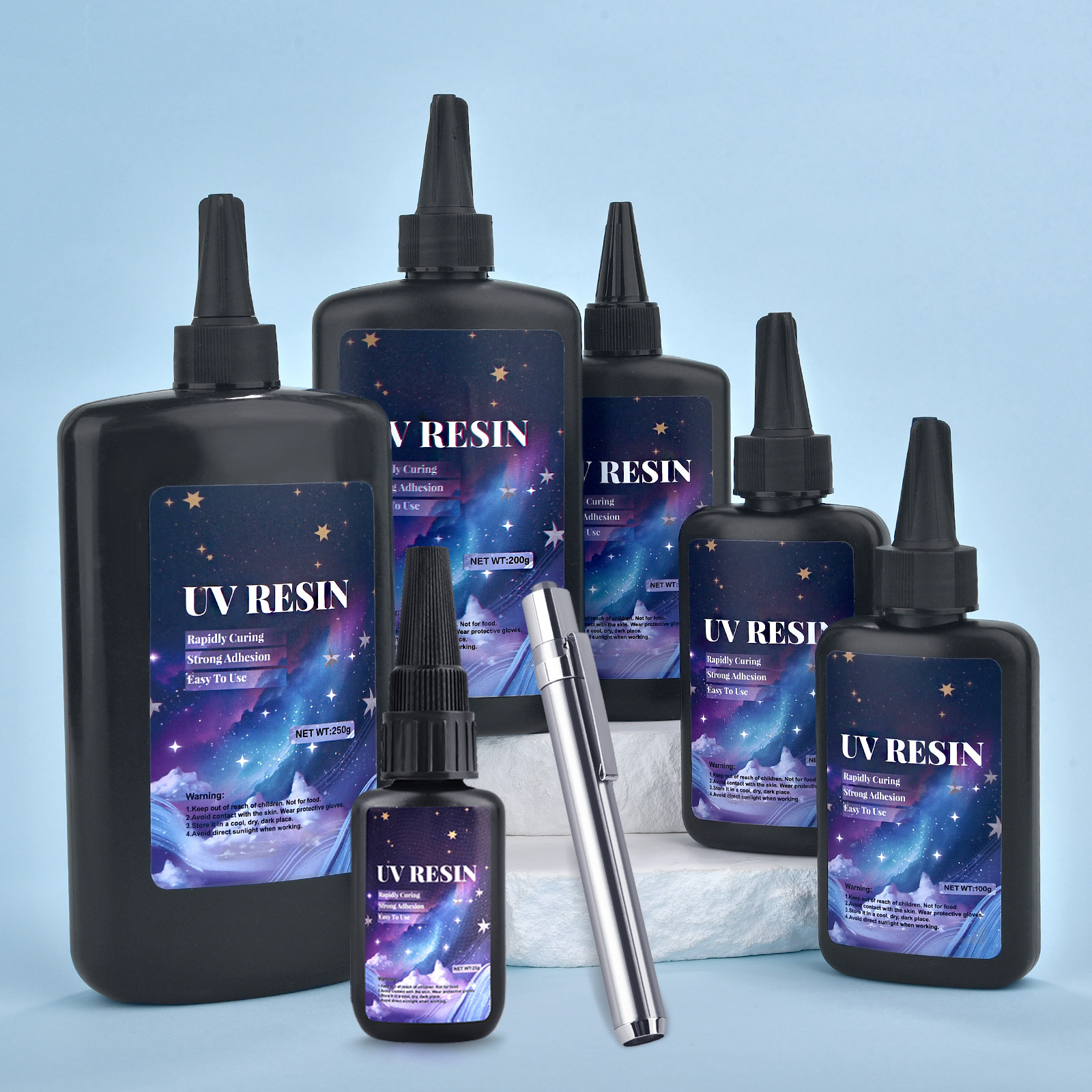 25/50/100/120/200/250g UV Fix  - Epoxy Uv Resin Kit reseña y precio