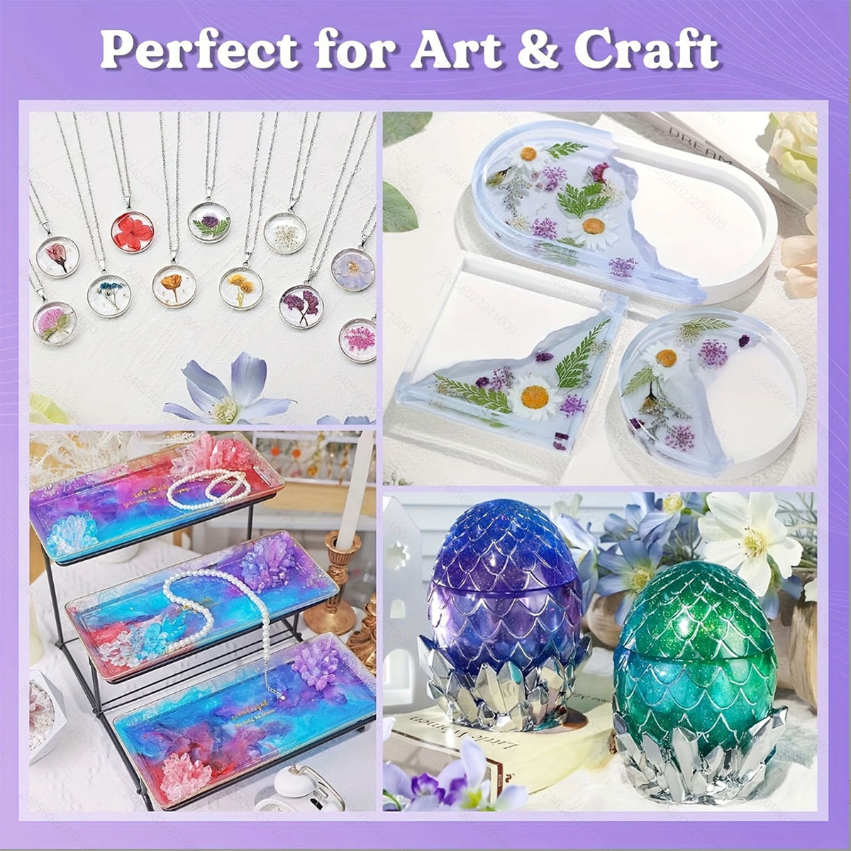 125ml/250ml Crystal Clear Cast - Resin Jewelry Kit reseña y precio